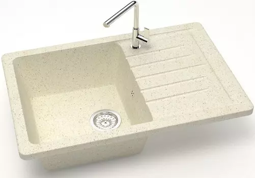 Кухонная мойка Zett Lab Модель 16 бежевый матовый T016Q002