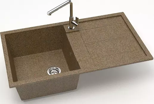 Кухонная мойка Zett Lab Модель 17 терракот матовый T017Q009