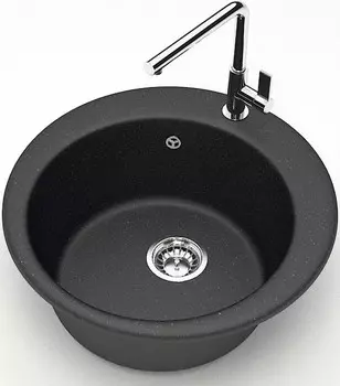 Кухонная мойка Zett Lab Модель 30 черный матовый T030Q004