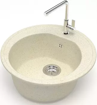 Кухонная мойка Zett Lab Модель 3 бежевый матовый T003Q002