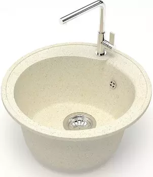 Кухонная мойка Zett Lab Модель 4 бежевый матовый T004Q002