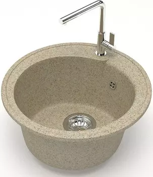 Кухонная мойка Zett Lab Модель 4 песочный матовый T004Q005