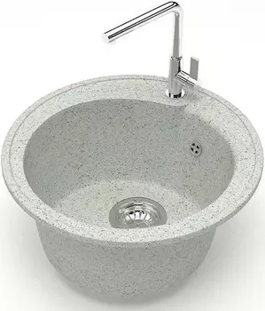 Кухонная мойка Zett Lab Модель 4 светло-серый матовый T004Q010