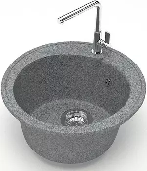 Кухонная мойка Zett Lab Модель 4 темно-серый матовый T004Q008