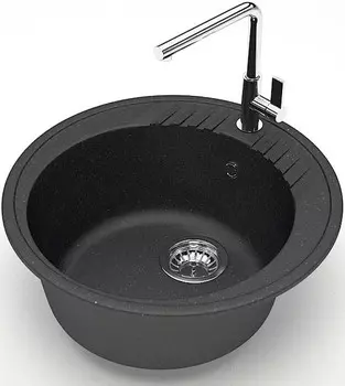 Кухонная мойка Zett Lab Модель 6 черный матовый T006Q004