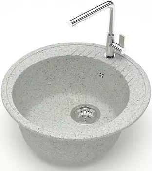 Кухонная мойка Zett Lab Модель 6 светло-серый матовый T006Q010