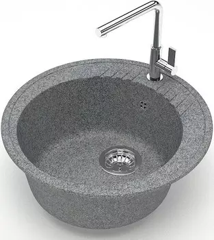 Кухонная мойка Zett Lab Модель 6 темно-серый матовый T006Q008