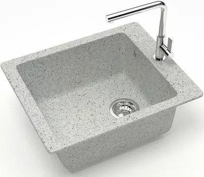 Кухонная мойка Zett Lab Модель 8 светло-серый матовый T008Q010