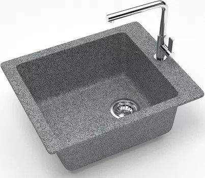 Кухонная мойка Zett Lab Модель 8 темно-серый матовый T008Q008