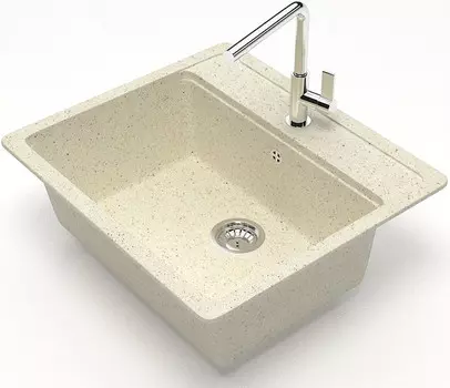 Кухонная мойка Zett Lab Модель 9 бежевый матовый T009Q002