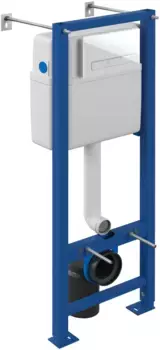 Инсталляция для унитаза Cersanit Vector A64184 с кнопкой смыва, белый