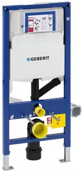 Монтажный элемент для подвесного унитаза, H112, для клавиш Sigma40, 12 см (UP320) Geberit Duofix с подключением системы удаления запахов 111.370.00.5