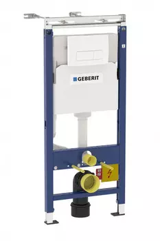 Монтажный элемент для подвесного унитаза, H112, клавиша Delta51,12 см (UP100) Geberit Duofix 458.125.11.1