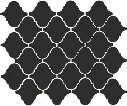 Мозаика Kerama Marazzi Арабески Глянцевый черная