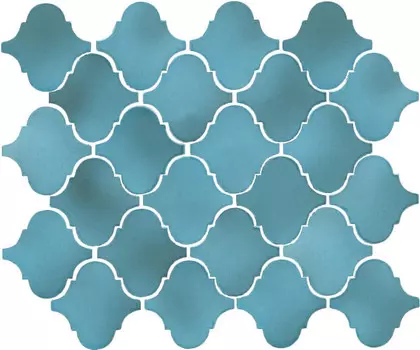 Мозаика Kerama Marazzi Арабески Майолика голубая