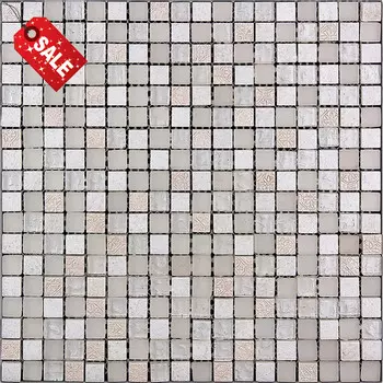 Мозаика Natural Inka BDA-1591 Стекло, Мрамор, Агломерат белый 29,8х29,8