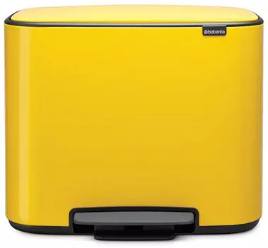 Мусорное ведро 11+23л Brabantia Pedal Bin Bo 121180
