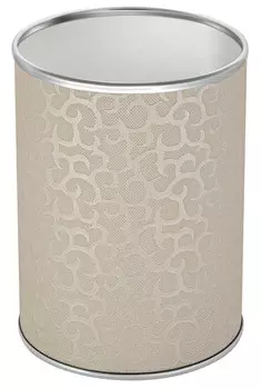 Мусорное ведро 3л, бежевый хром Geralis Flower M-FLH-B