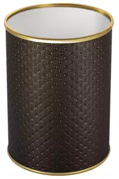 Мусорное ведро 3л, шоколад золото Geralis Punto M-PCG-B
