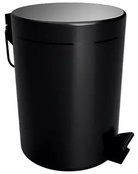 Мусорное ведро 5л черный Bemeta Dark 104315010