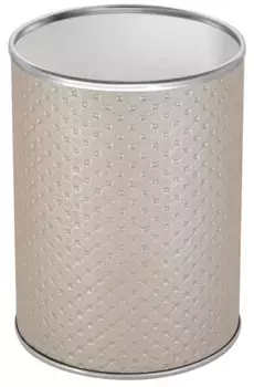 Мусорное ведро 7,5л, бежевый хром Geralis Punto M-PLH-S