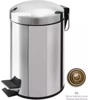 Мусорное ведро Stil Haus 478-5L(25) 5л, с педалью, бронза