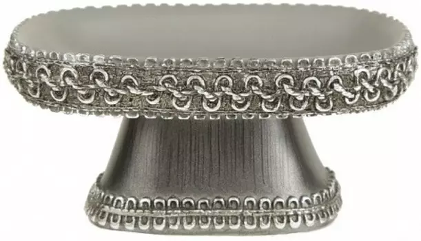 Мыльница Avanti Braided Medallion Silver 11166C-SLV