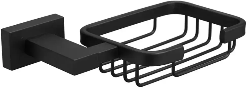 Мыльница Belz B90302-1 настенная, черный матовый