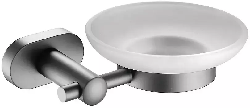 Мыльница Belz B90502 настенная, вороненая сталь