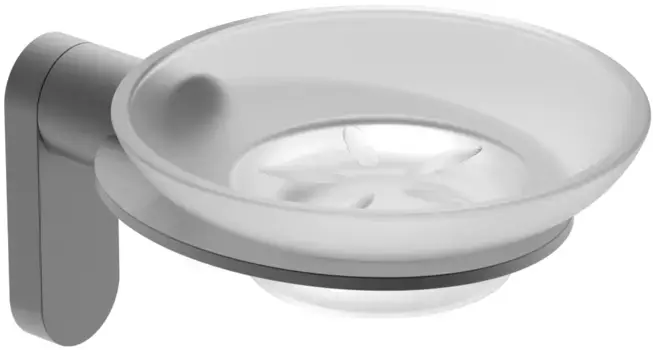 Мыльница Raglo R300.02.09 настенная, графит матовый