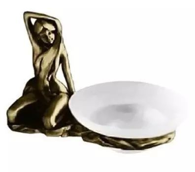 Мыльница с держателем бронза Art&amp;Max Juno AM-0715-B