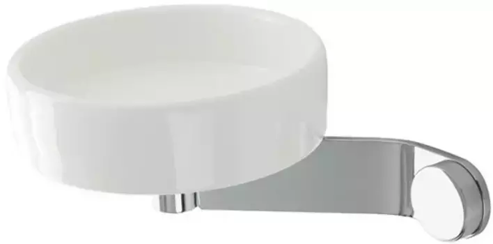 Мыльница Stil Haus Buket BK09(08-BI) настенная, хром/белый