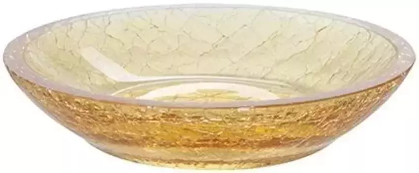 Мыльница Stil Haus Cracle 1124(AM) настольная, желтый