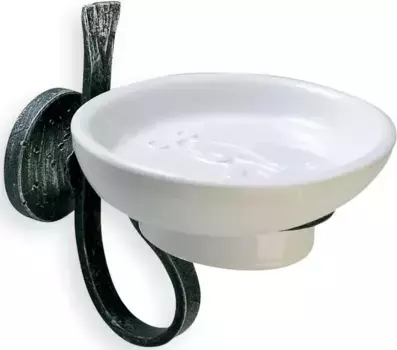 Мыльница Stil Haus Flora F09(43) настенная, античный черный