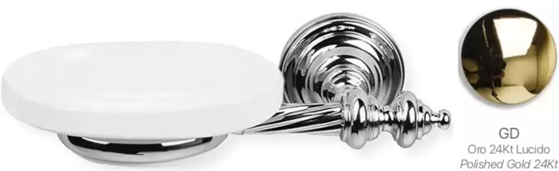 Мыльница Stil Haus Giunone G09(16) настенная, золотой