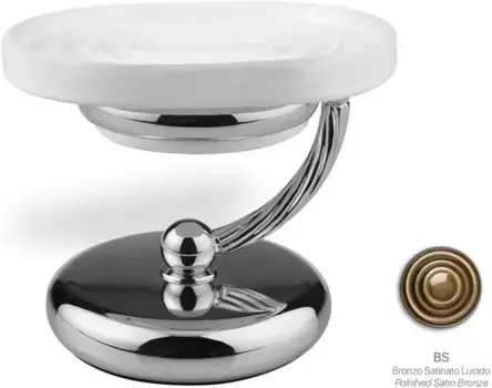 Мыльница Stil Haus Giunone G719(25) настольная, бронза