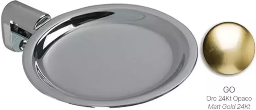 Мыльница Stil Haus Hashi HS09M(18) настенная, золотой матовый