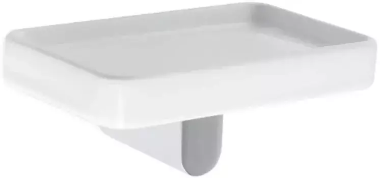 Мыльница Stil Haus Living LV09(08) настенная, хром/белый