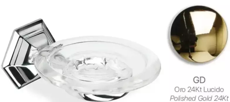 Мыльница Stil Haus Marte MA09(16) настенная, золотой