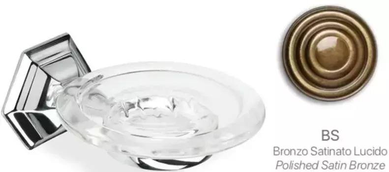 Мыльница Stil Haus Marte MA09(25) настенная, бронза