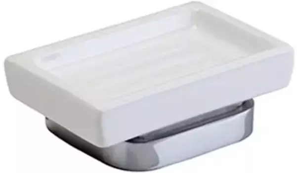 Мыльница Stil Haus Mizar MZ09(08-BI) настенная, хром/белый