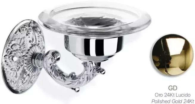 Мыльница Stil Haus Noto NT09(16) настенная, золотой