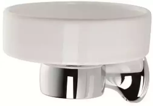 Мыльница Stil Haus Opera OP09(08) настенная, хром/белый