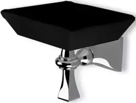 Мыльница Stil Haus Prisma PR09(08-NE) настенная, хром/черный