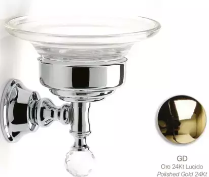 Мыльница Stil Haus Smart Light SL09(16) настенная, золотой