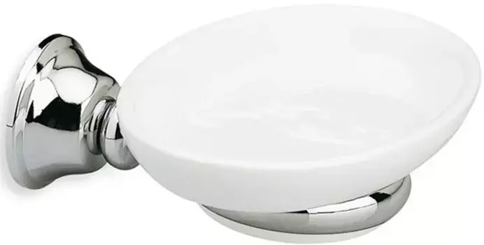 Мыльница Stil Haus Smart SM09(08-BI) настенная, хром/белый