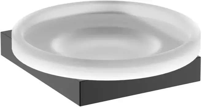 Мыльница Timo Petruma 15221/03 настенная, черный матовый