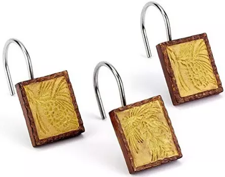 Набор из 12 крючков для шторки Avanti Adirondack Pine 13016G