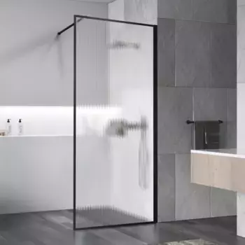 Неподвижная перегородка 100 см Vincea Walk-In HP Art VSW-1HP100FLB рифленое