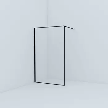 Неподвижная перегородка 120 см IDDIS Slide SLI8BS2i23 прозрачное